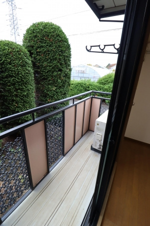 サイプレスタウン Cのバルコニー|部屋の写真です