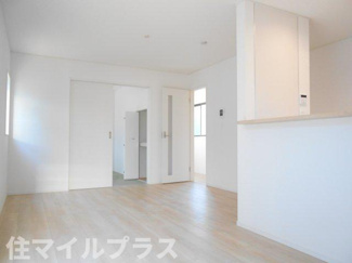【居間・リビング】 | 郡山市並木5丁目新築一戸建て6棟 | リビングです