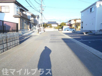 【前面道路含む現地写真】 | 郡山市並木5丁目新築一戸建て6棟 | 前面道路含む現地写真です