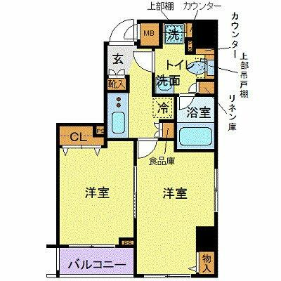 【間取り】 | トーシンフェニックス五反田
