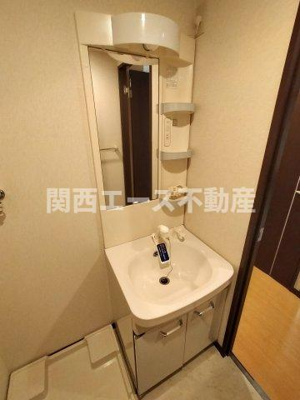 【洗面所】 | アルベージュ八戸ノ里Ⅱ番館