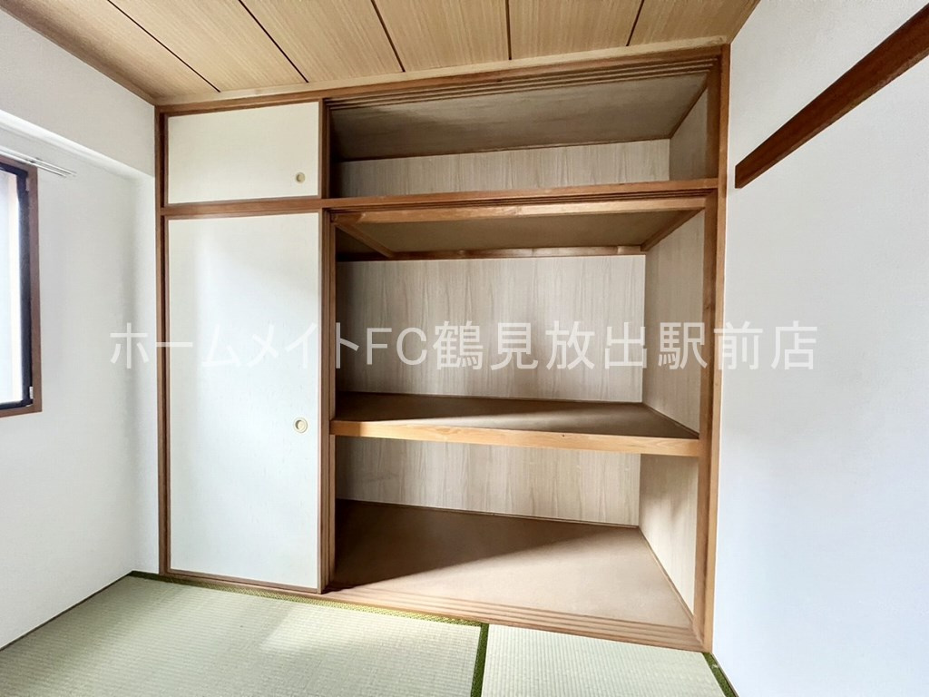 東大阪市高井田の賃貸マンションの収納