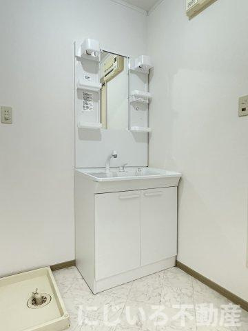 エスパシオ那賀川Bの洗面所