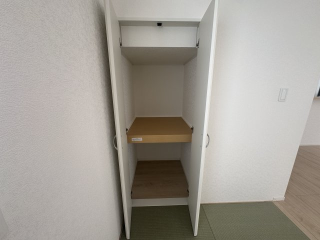 うるま市与那城屋慶名　第6（全4棟）1号棟の収納|1号棟　畳コーナー4帖＋収納付き♪