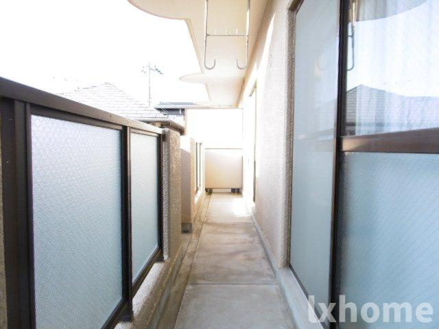 メゾンＳＫのバルコニー|陽当たり良好なバルコニーです