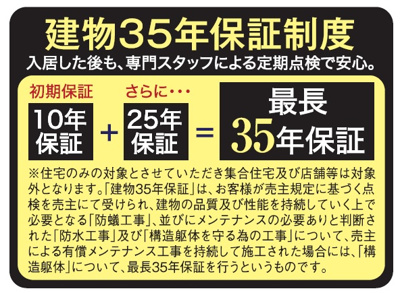【その他】 | 沖縄市泡瀬（全3棟）1号棟 | 建物35年保証制度♪