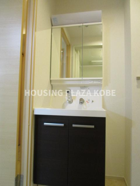 メルディアキューブ新長田の洗面所