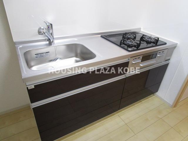 メルディアキューブ新長田のキッチン