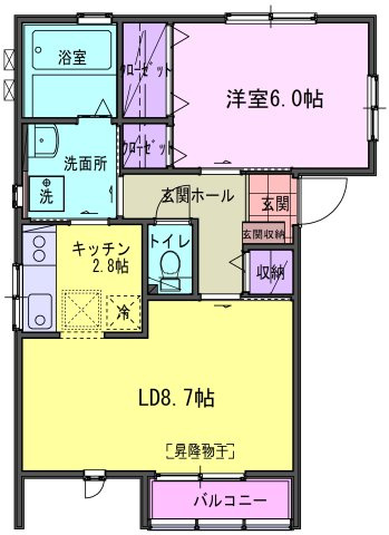 ネクストハウス畑中Dの間取り