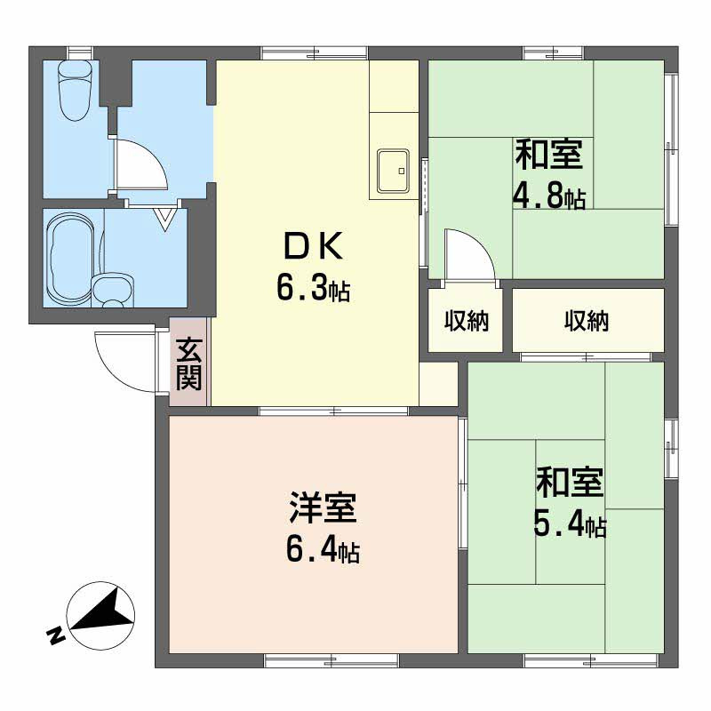 石原アパートの間取り