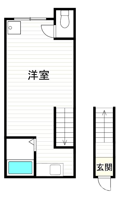 岡ハイツの間取り