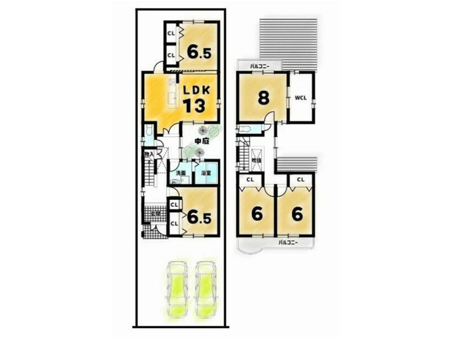 【間取り】 | 山科区大宅甲ノ辻町　中古戸建