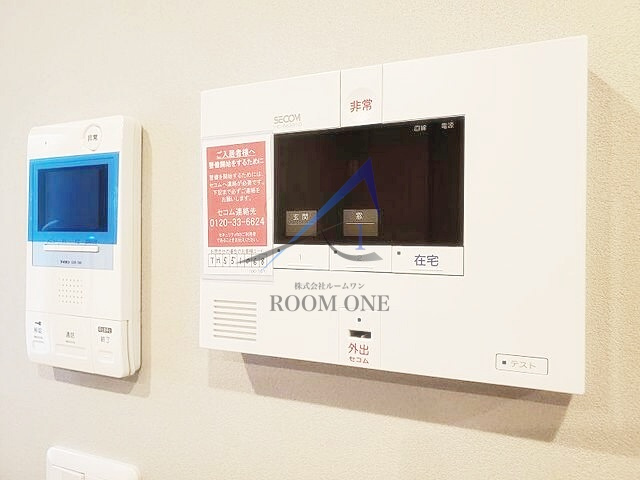 コルティーレ・ナノカのセキュリティ|モニター付きインターホンです。