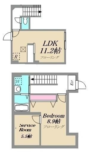 コルティーレ・ナノカの間取り|間取りです。