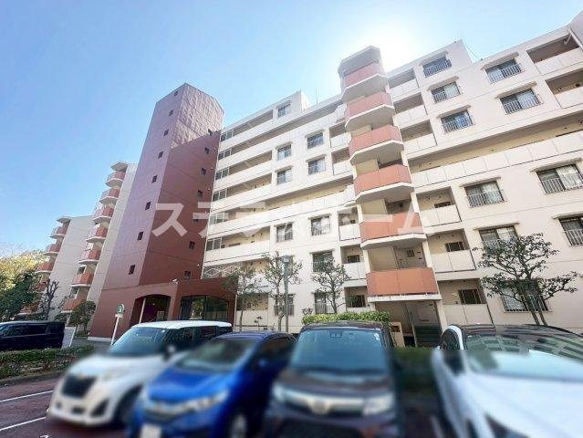 白川高層住宅８号棟の外観|外観もきれいです