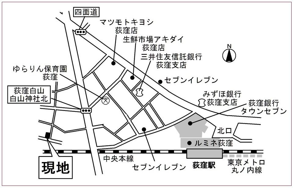 スマート・グラン 荻窪の地図