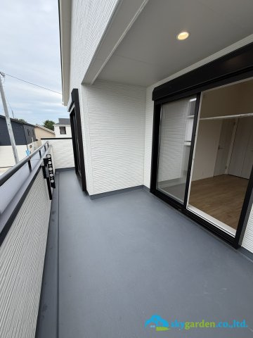 平塚市南原2丁目　新築戸建　全6棟6号棟のバルコニー