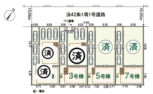 【外観】 | 川越市諏訪町　新築一戸建住宅　全8棟　(ふじみ野店) | カースペースは間口が広く駐車ラクラク！