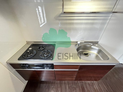 【キッチン】 | Pond Mum HAKATA(ポンドマムハカタ) | シンプルな清潔感のあるキッチンです！