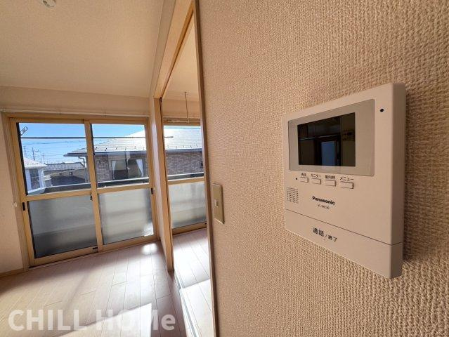 シャンポワール　Ｃのセキュリティ|当社、チルホームのHPもご覧ください(^^)/物件情報多数♪