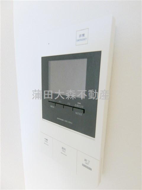 ジェノヴィア蒲田Ⅱスカイガーデンの設備|TVモニター付オートロック　インターホン