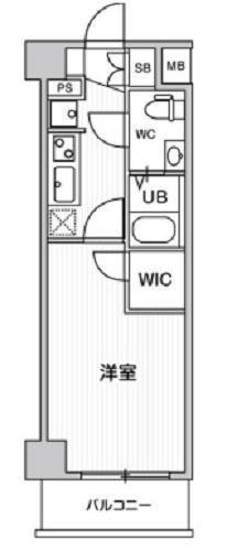 ジェノヴィア蒲田Ⅱスカイガーデンの間取り|間取り　　