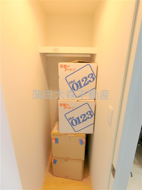 ジェノヴィア蒲田Ⅱスカイガーデンの収納|収納　ウォークインクローゼット