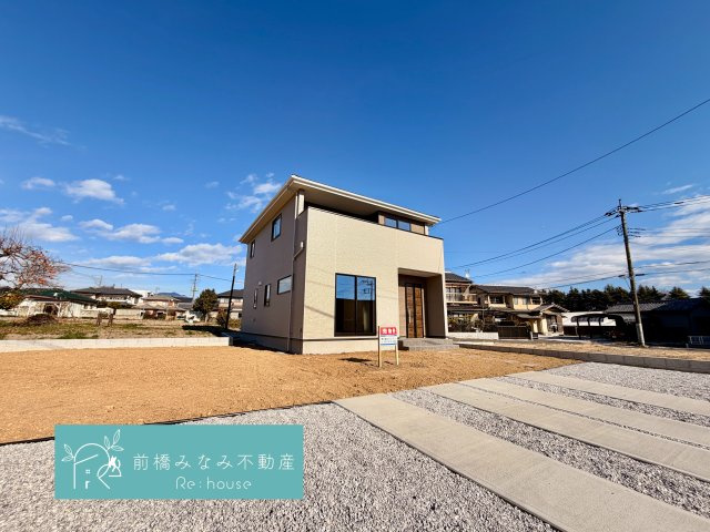 渋川市石原１期　１号棟(全２棟)　アーバンスタイル　新築建売分譲の外観|外観は落ち着いています