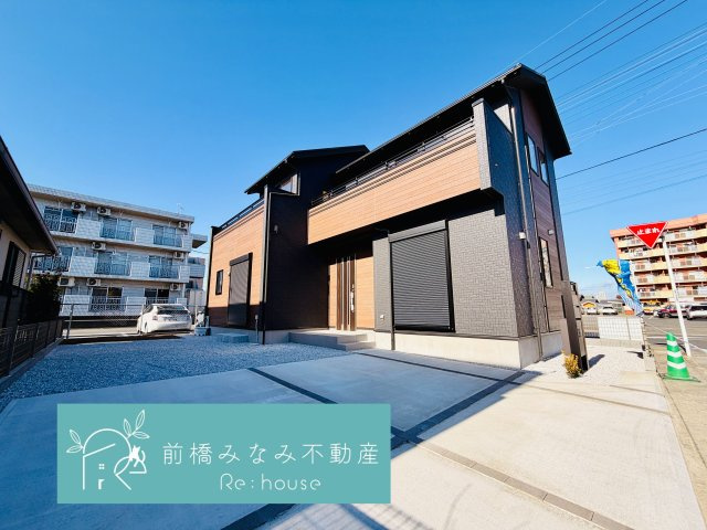 前橋市六供町3丁目　限定1棟　ブルーミングガーデン　新築建売の外観|外観もきれいです