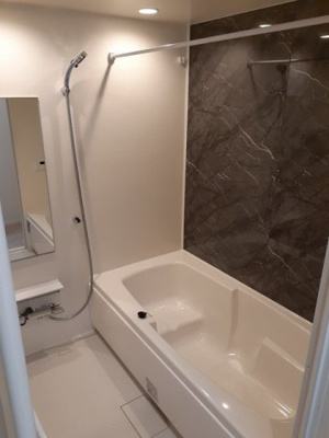 【浴室】 | サンヴィレッジＢ | きれいなお風呂です