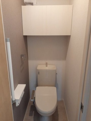 【トイレ】 | サンヴィレッジＢ | 落ち着いたトイレです