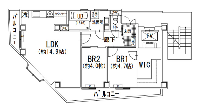 【間取り】 | カルムメゾン丸山
