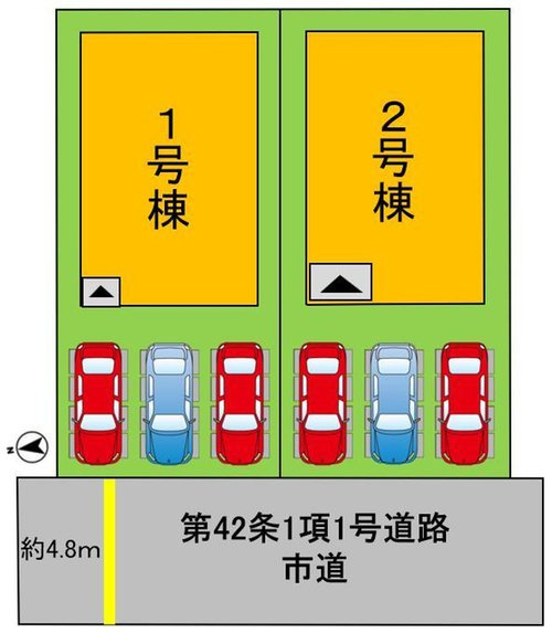 よかタウン　岡山市南区南輝2丁目（1期）【仲介手数料無料】の区画図