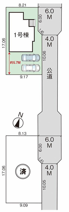 倉敷市上東の間取り