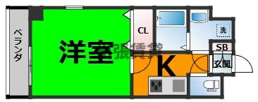 仲介手数料０円！SPACE BEATの間取り