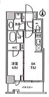 シーズンフラッツ両国サウスの間取り