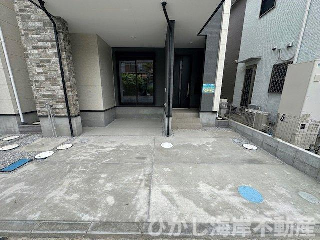 平塚市黒部丘　新築戸建　全2棟の駐車場|駐車スペース