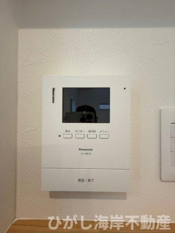 茅ヶ崎市小和田1丁目　 新築戸建 　全２棟のセキュリティ|TVモニター付きインターフォン