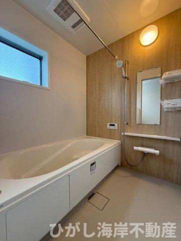 茅ヶ崎市小和田1丁目　 新築戸建 　全２棟の浴室|1坪タイプ　ユニットバス