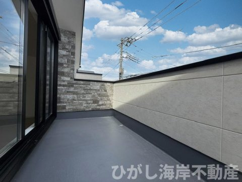 茅ケ崎市高田４丁目　新築戸建　全4棟のバルコニー|バルコニー