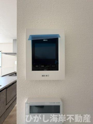 茅ケ崎市高田４丁目　新築戸建　全4棟のセキュリティ|TVモニター付きインターフォン