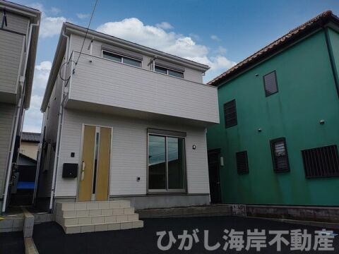 大磯町国府本郷　新築戸建　全2棟の前面道路含む現地写真| 現地外観