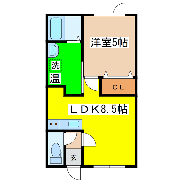 キュアハイツの間取り