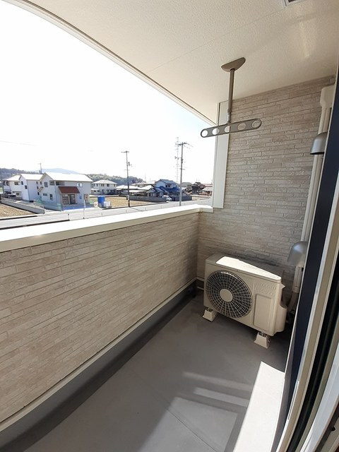 ヌーベルアンジュⅡのバルコニー