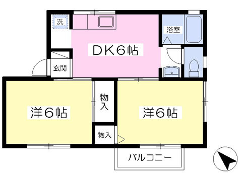 全部屋洋室です。