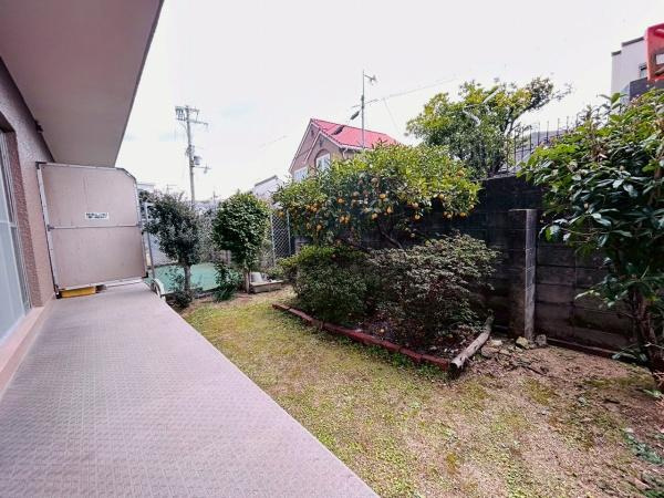 【バルコニー】 | ルネ羽衣　中古マンション | 専用庭