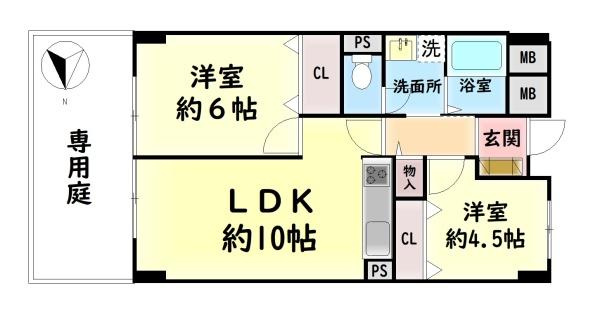 【間取り】 | ルネ羽衣　中古マンション