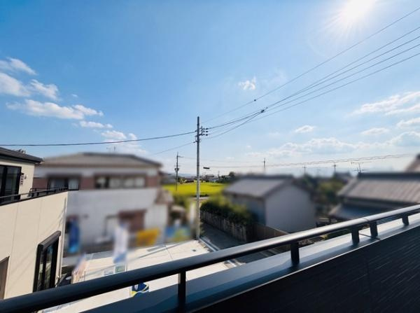 リーブルガーデン柳本町 １号棟 ／新築一戸建のその他|■南に面するバルコニーからの眺望です！