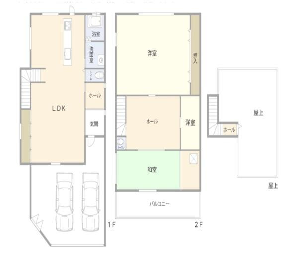 横浜市鶴見区馬場４丁目の中古一戸建の間取り