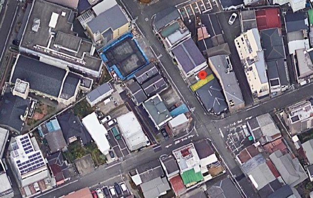 神戸市生田町　土地の区画図